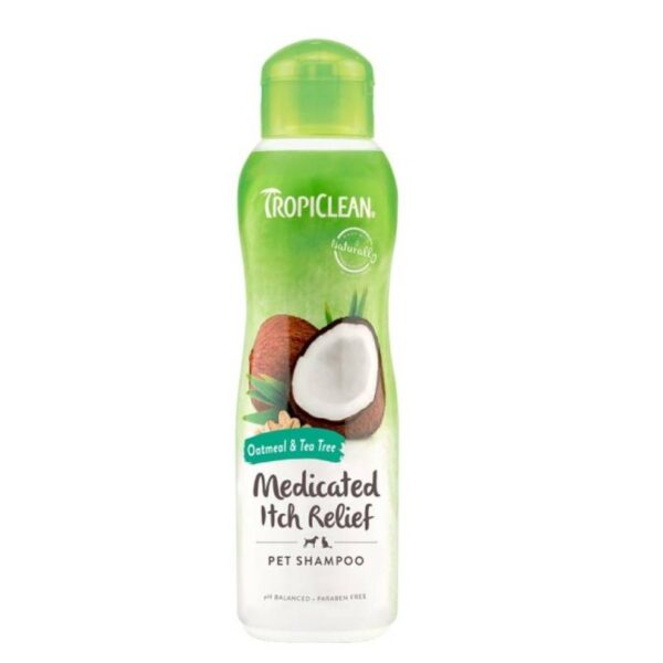 TROPICLEAN OATMEAL & TEA TREE ITCH-RELIEF SHAMPOO 355ML